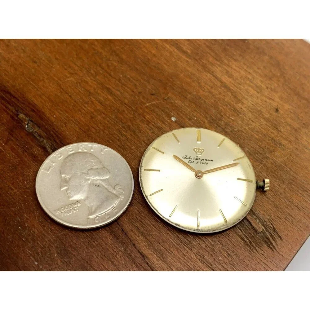 Jules Jurgensen Watch 17J Swiss Mechanical Movement WORKS FOR REPAIR PARTS